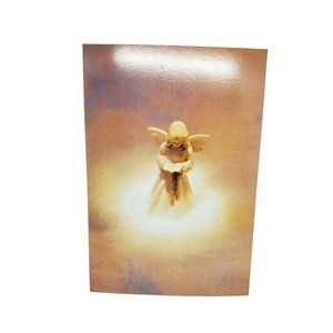 Fantus Paper Products Baby Angel St. Luke 2:10 Embossed Holiday Greeting Card